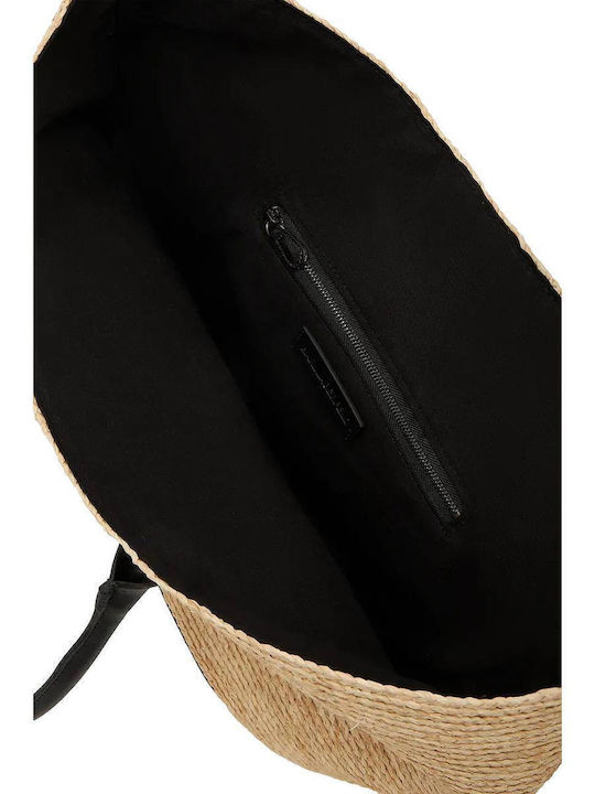 Karl Lagerfeld Stroh Strandtasche Beige