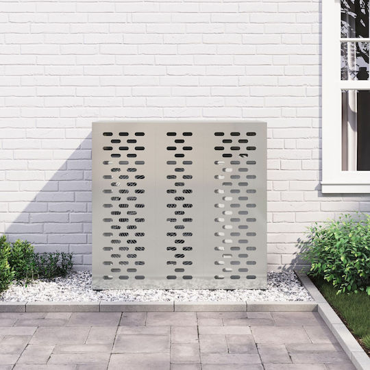 Vidaxl Air Conditioner Cover 110x50x105 cm Stainless Steel
