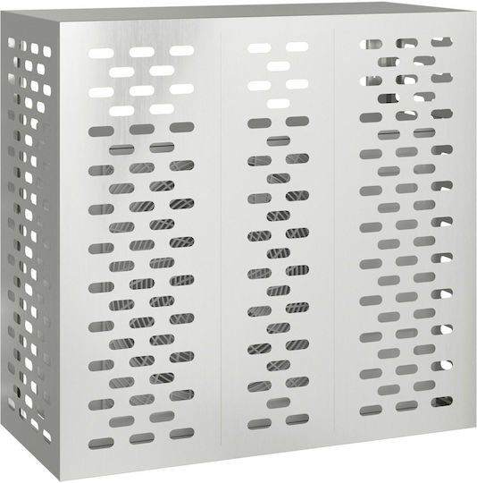 Vidaxl Air Conditioner Cover 110x50x105 cm Stainless Steel