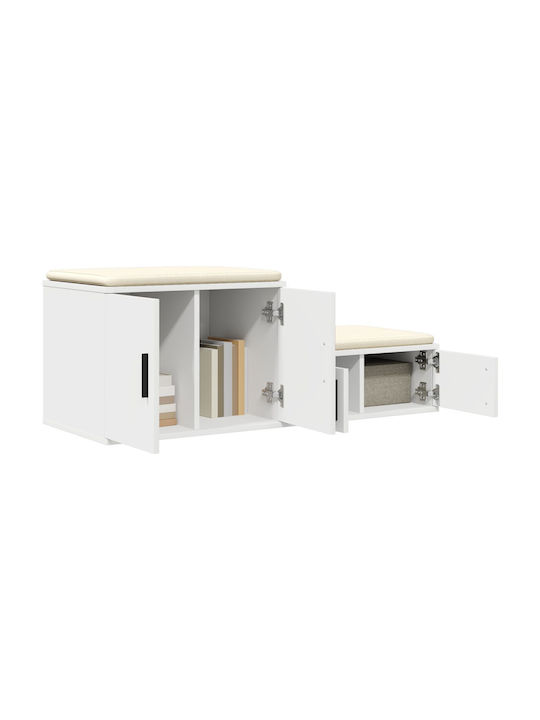 Drawers Storage Solid Wood L118xW41xH40cm