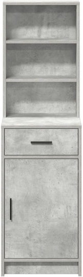 Sideboard Wooden with Drawers Grey 40x41x135cm