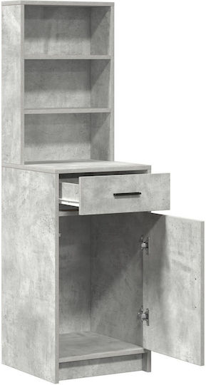 Sideboard Wooden with Drawers Grey 40x41x135cm