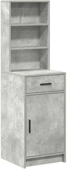 Sideboard Wooden with Drawers Grey 40x41x135cm