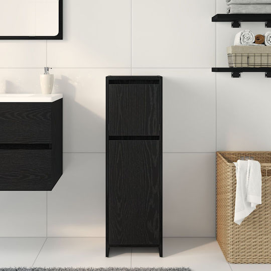vidaXL Ντουλάπι Μπάνιου 30x30x95cm Δρυς