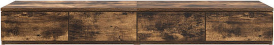 vidaXL Bed Drawer made of Wood Smoked Oak 120x36.5x16.5cm