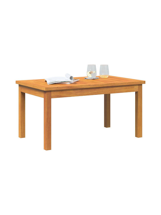Sitting Room Table for Small Outdoor Spaces Made of Acacia 75x40x38cm