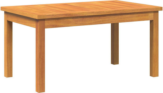 Sitting Room Table for Small Outdoor Spaces Made of Acacia 75x40x38cm