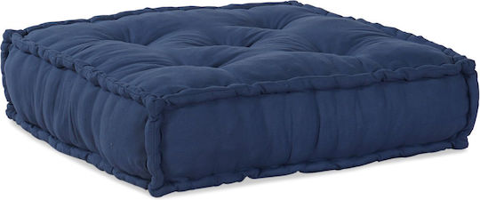 Bean Bag Chair Poof Indigo 70x70x54cm
