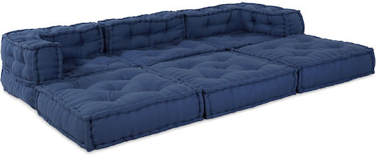 Bean Bag Chair Poof Indigo 70x70x54cm