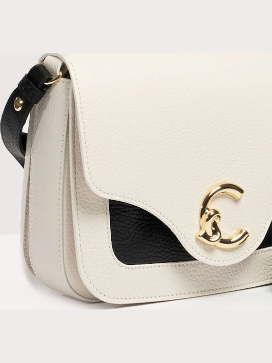 Leather Women's Bag Shoulder White
