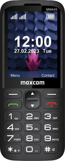 MaxCom Comfort MM445 4G Dual SIM Mobile with Large Buttons (English Menu) Black