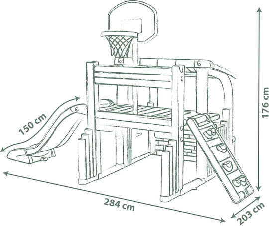 Smoby Playground Set with Climbing Surface Multicolour