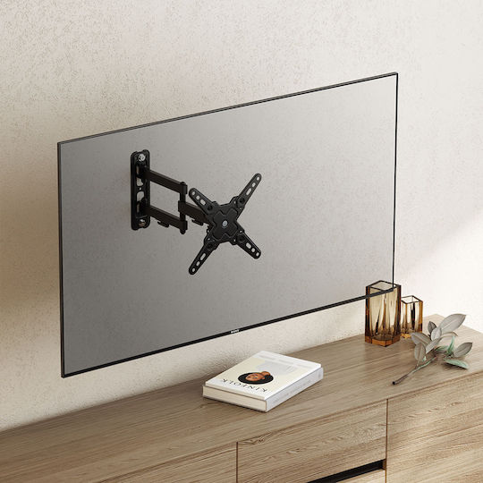 Sbox LCD-223-2 Βάση Τηλεόρασης Τοίχου με Βραχίονα έως 43"