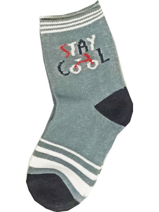 365 Charm Socks Șosete pentru Copii Blue - Gray 3 Perechi