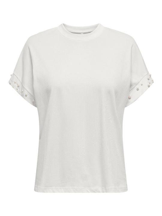 Only Life T-Shirt Λευκό