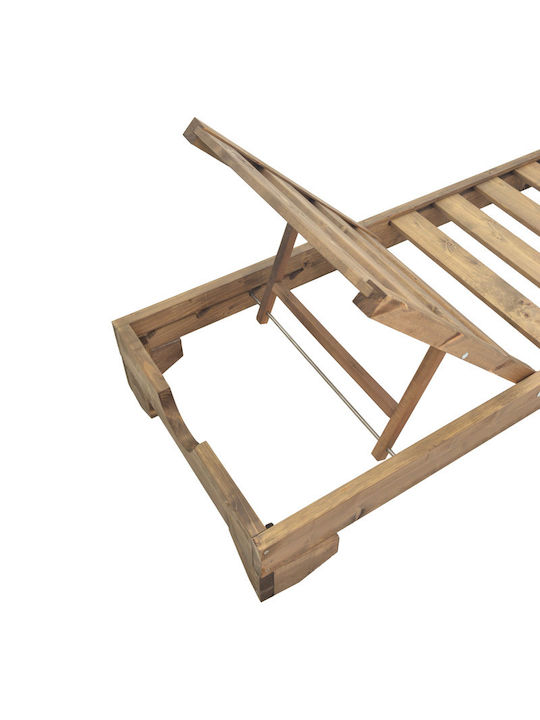 Единичен Дървен Легло Fendy Кафяв 71.5x200x24см