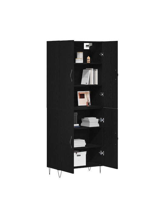 Kleiderschrank Büro Eiche 69.5x34x180cm