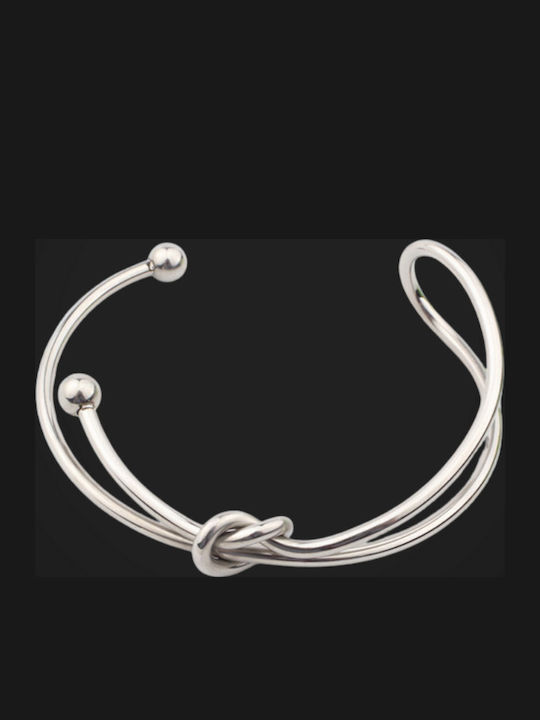 Met Women's Handcuff Bracelet Made of Stainless Steel 7cm