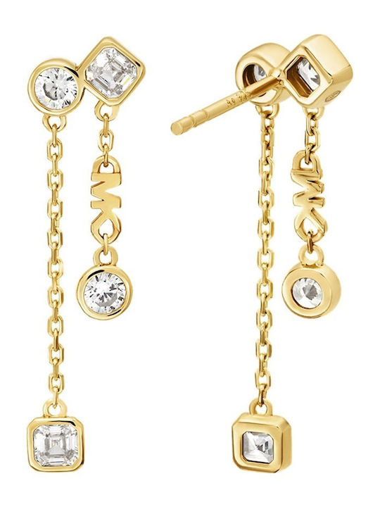 Michael Kors Premium Earrings made of Silver Gold Plated