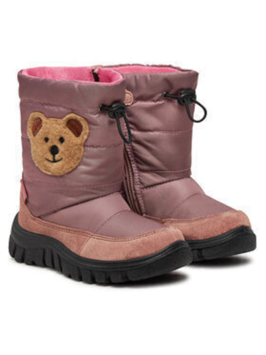 Kinder-Schneestiefel Rosa