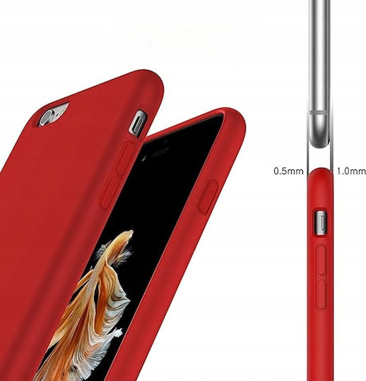 Red Silicone Protective Case Iphone 6s/6s Plus
