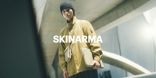 Skinarma Mecha Case Plastic with Hook in Gold color for Apple AirPods Pro 2