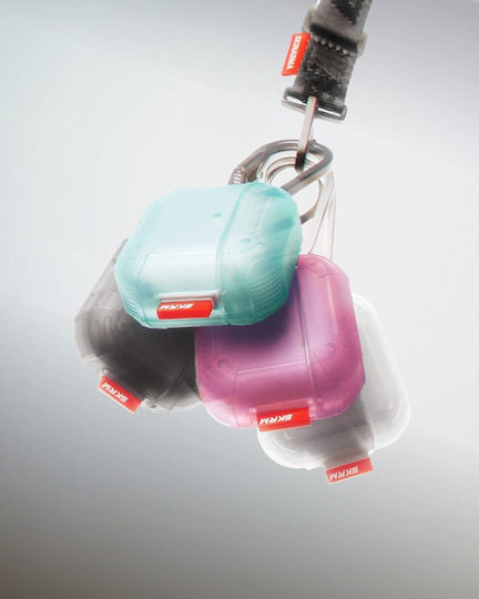 Skinarma Mecha Ce Θήκη Σιλικόνης με Γάντζο Smoke για Apple AirPods 4