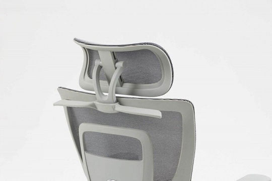 Office Products Skorpios Office Chair with Adjustable Arms Grey