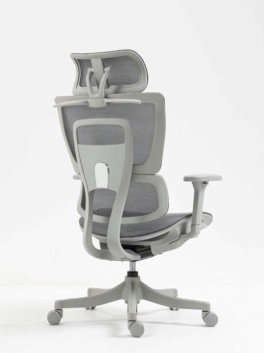 Office Products Skorpios Office Chair with Adjustable Arms Grey