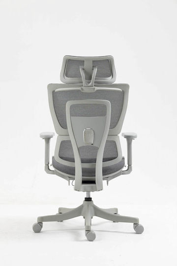 Office Products Skorpios Office Chair with Adjustable Arms Grey