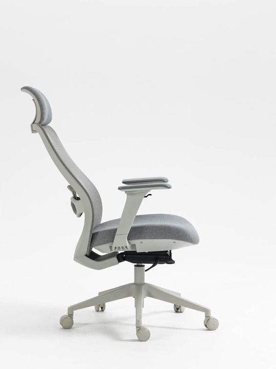 Office Products Siros Καρέκλα Γραφείου με Ρυθμιζόμενα Μπράτσα Gray