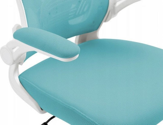 Office Products Chios Office Chair with Adjustable Arms Turquoise