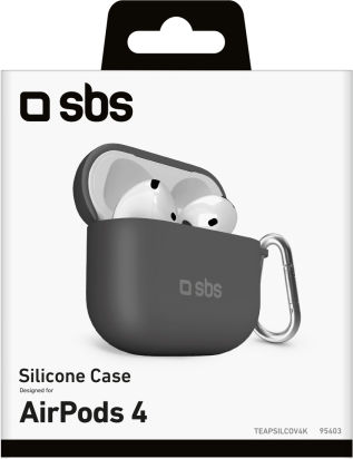 SBS Калъф в Черен цвят за Apple AirPods 4