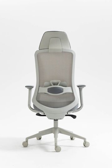 Office Products Siros Office Chair with Adjustable Arms Grey