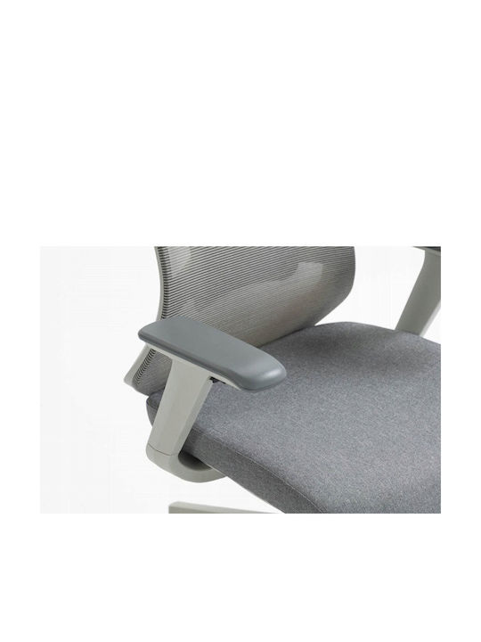 Office Products Siros Καρέκλα Γραφείου με Ρυθμιζόμενα Μπράτσα Gray