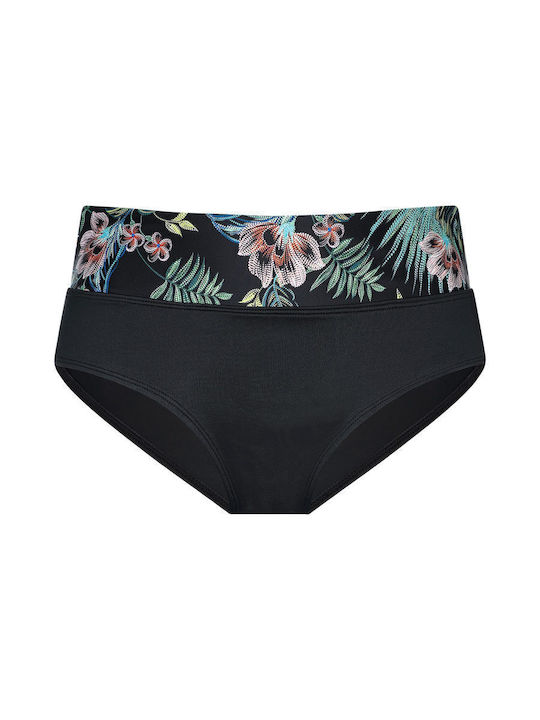 Bikini Slip Hohe Taille Black
