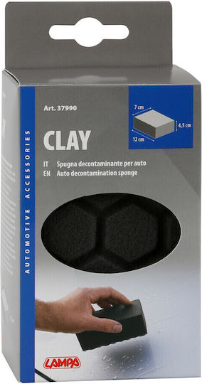 Lampa Cleaning Sponge Clay Double-Sided 7x12x4.5cm Lampa 1 Piece L3799.0