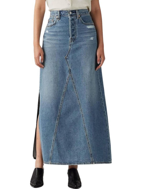 Icon Denim Maxi Rock Blue