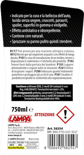 Lampa Polierflüssigkeit Spray Kunststoffe Gran Pree 750ml Lampa 1 Stück L3825.4