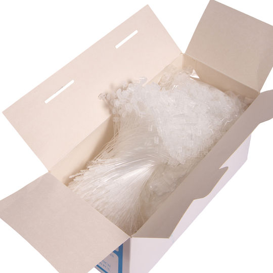 Clothing Stems Loop Pins Polypropylene Pp 5" 12.7 cm Box of 5,000 Pieces