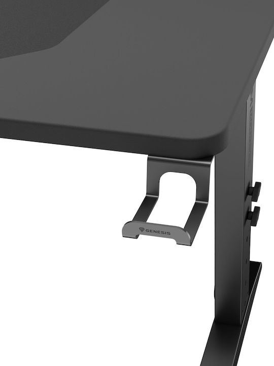 Γραφείο Gaming Holm Modular Ξύλινο Black 120x75x70εκ.