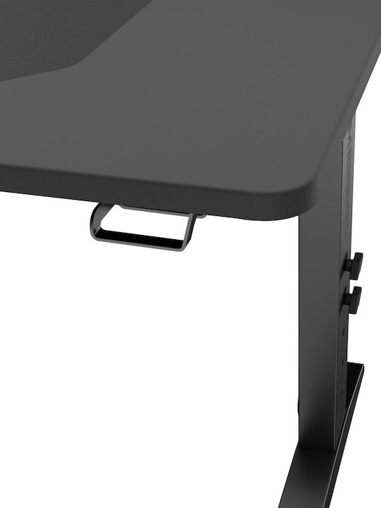 Γραφείο Gaming Holm Modular Ξύλινο Black 120x75x70εκ.