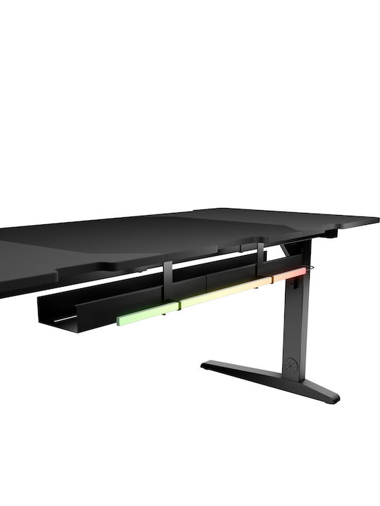 Gaming Office Holm Modular Wooden Black 180x75x70cm