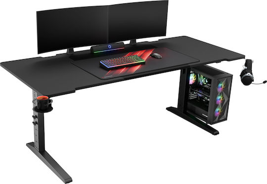Spielbüro Holm Modular Holz Schwarz 180x75x70cm