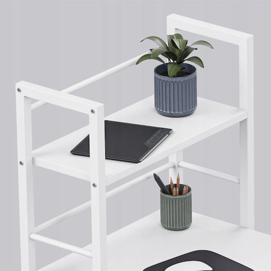 Desk Leader 4.0 Wooden White 119.5x48x120cm