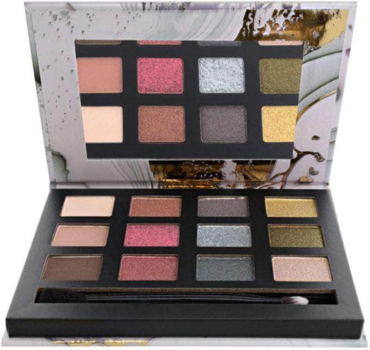 W7 Cosmetics Eyeshadow Палитра със Сенки за Очи в Кремообразна Форма Metal Splash 9.6гр