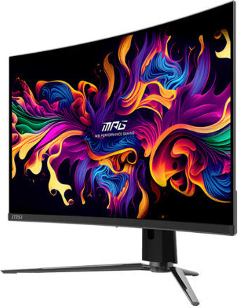MSI MPG 321CURX QD-OLED QD-OLED HDR Gebogen Spiele-Monitor 31.5" 4K 3840x2160 240Hz mit Reaktionszeit 0.03ms GTG