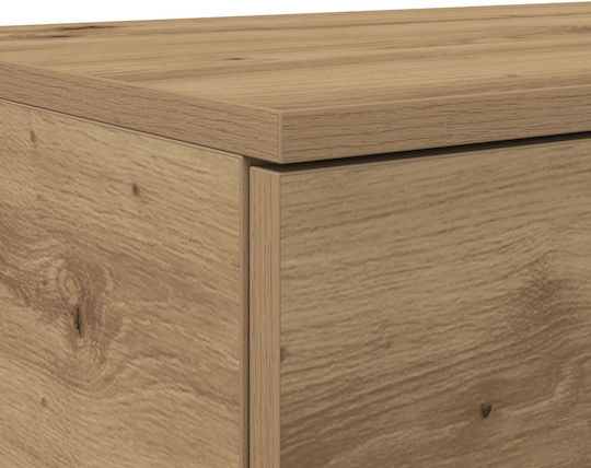 vidaXL Wooden Bed Drawer Beige 75x36.5x16.5cm