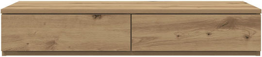 vidaXL Wooden Bed Drawer Beige 75x36.5x16.5cm