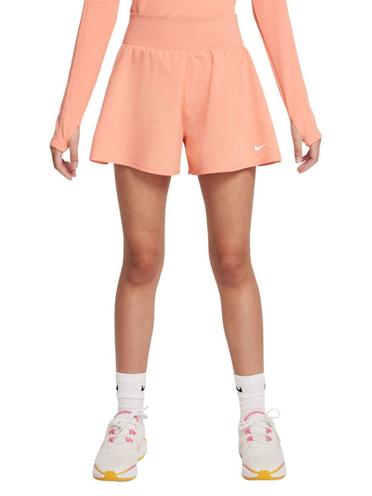 Kids' Athletic Shorts/Bermudas Dri-Fit Apricot Agate / White